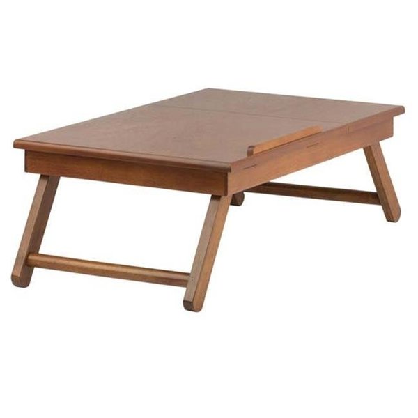 Winsome Wood Winsome Wood 33623 Anderson Lap Desk; Flip Top with Drawer & Foldable Legs 33623